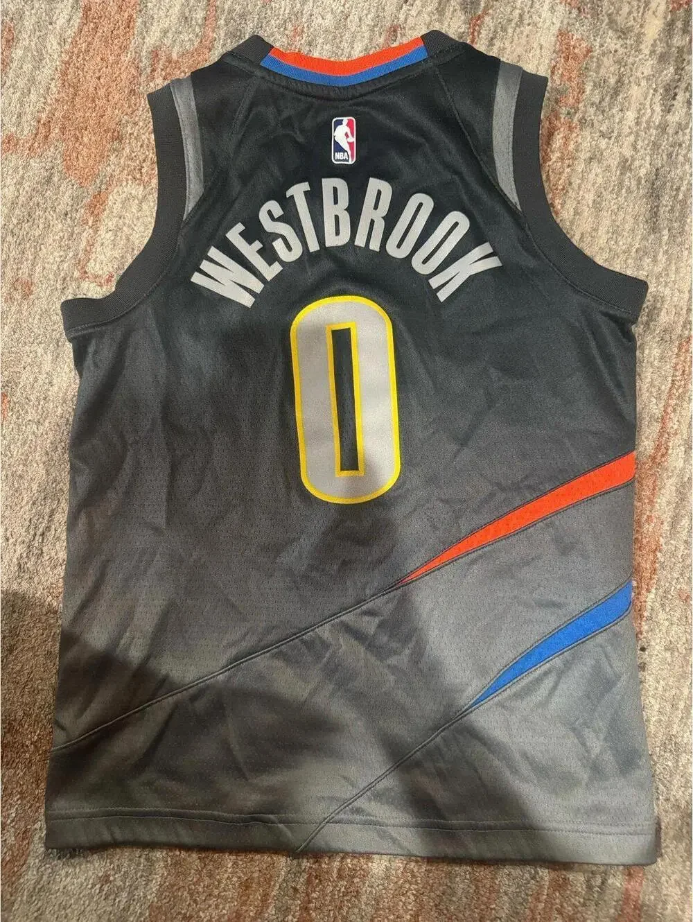 Nike Youth NBA Oklahoma City Thunder Russell Westbrook Swingman Jersey sz Sm
